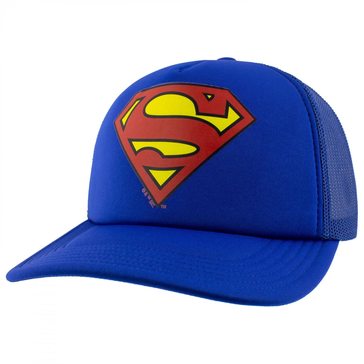 906651  Logo Trucker Hat, Blue