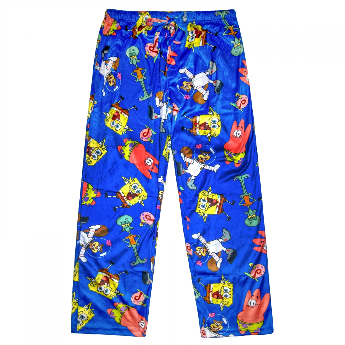 905795-medium-32  & Friends Sueded Fleece Sleep Pants, Blue - Medium 32-34