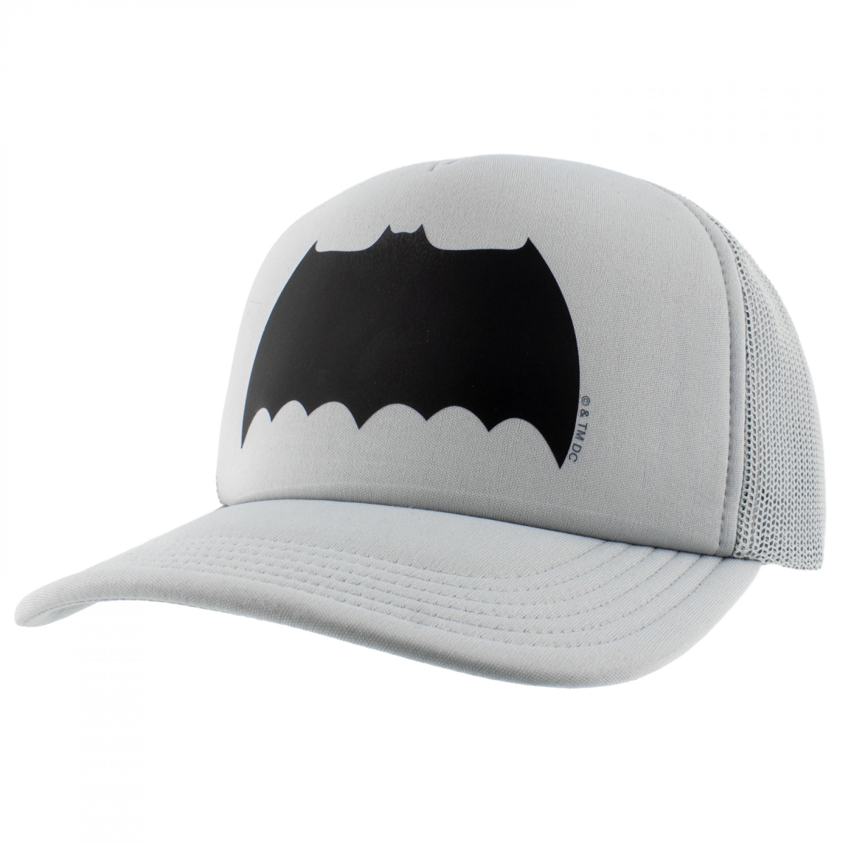 906644  the Dark Knight Returns Frank Miller Logo Trucker Hat, Gray