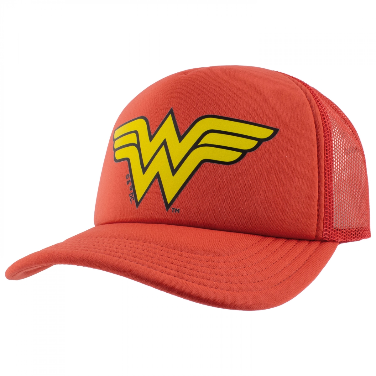 906649  Logo Trucker Hat, Red