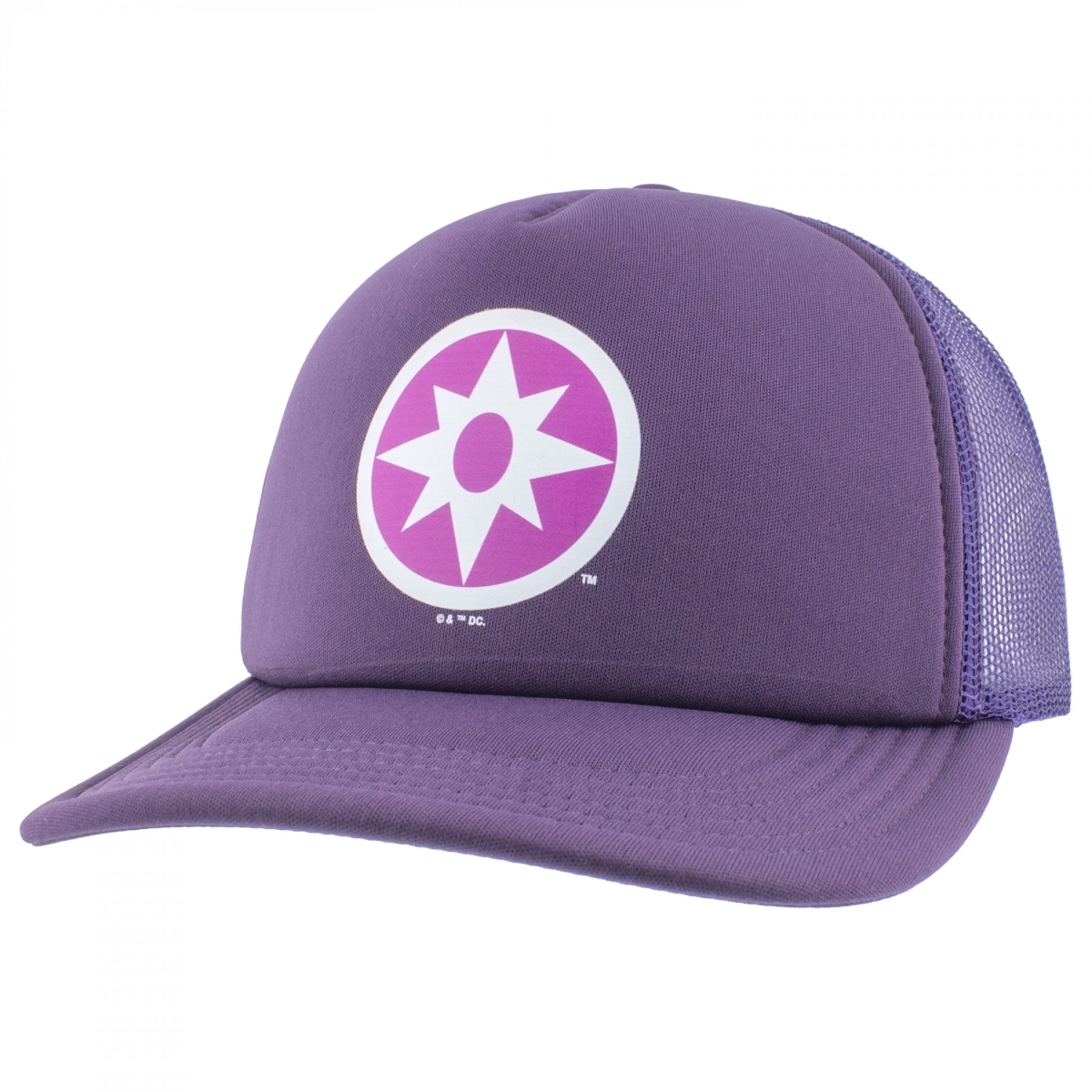 906657  Logo Trucker Hat, Purple
