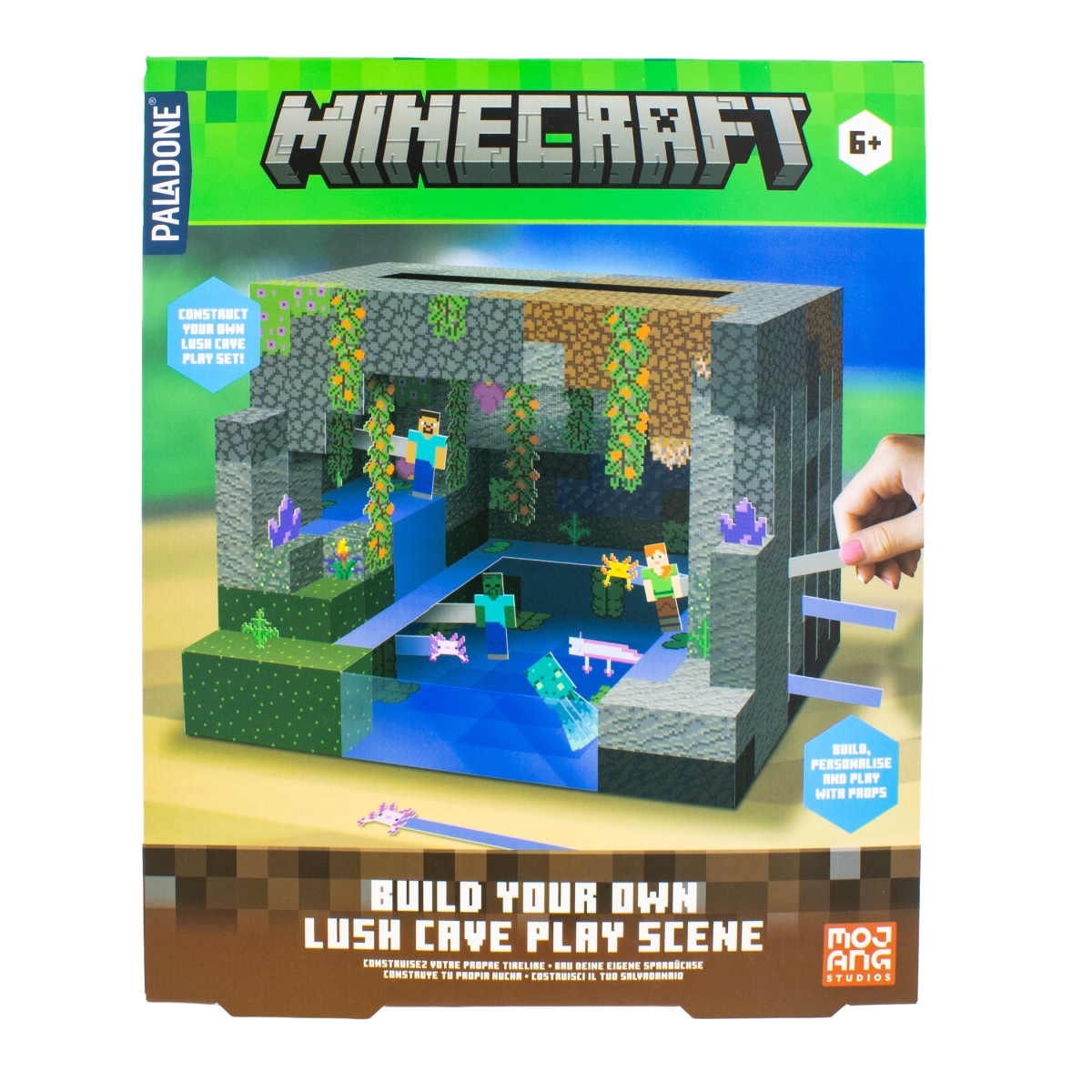 905522  Cave Construction Scene 3D Puzzle, Multi Color
