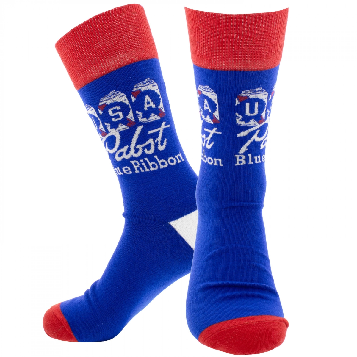 906563  USA Cans Crew Socks, Multi Color