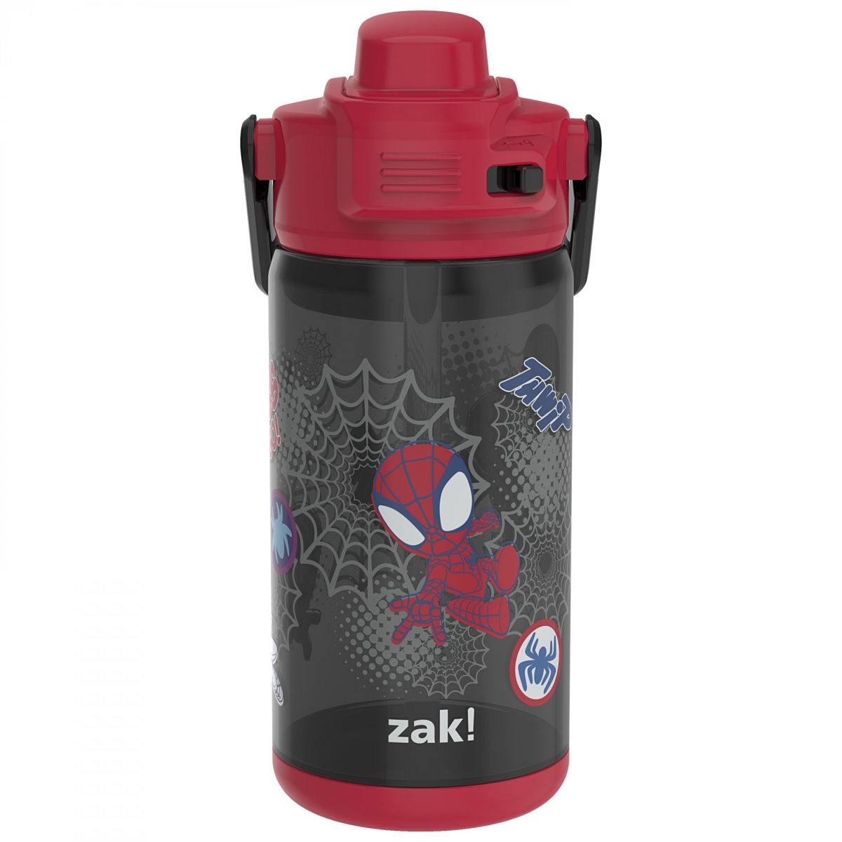 908035 16 oz Spidey & His Amazing Friends Reusable Plastic Water Bottle, Multi Color