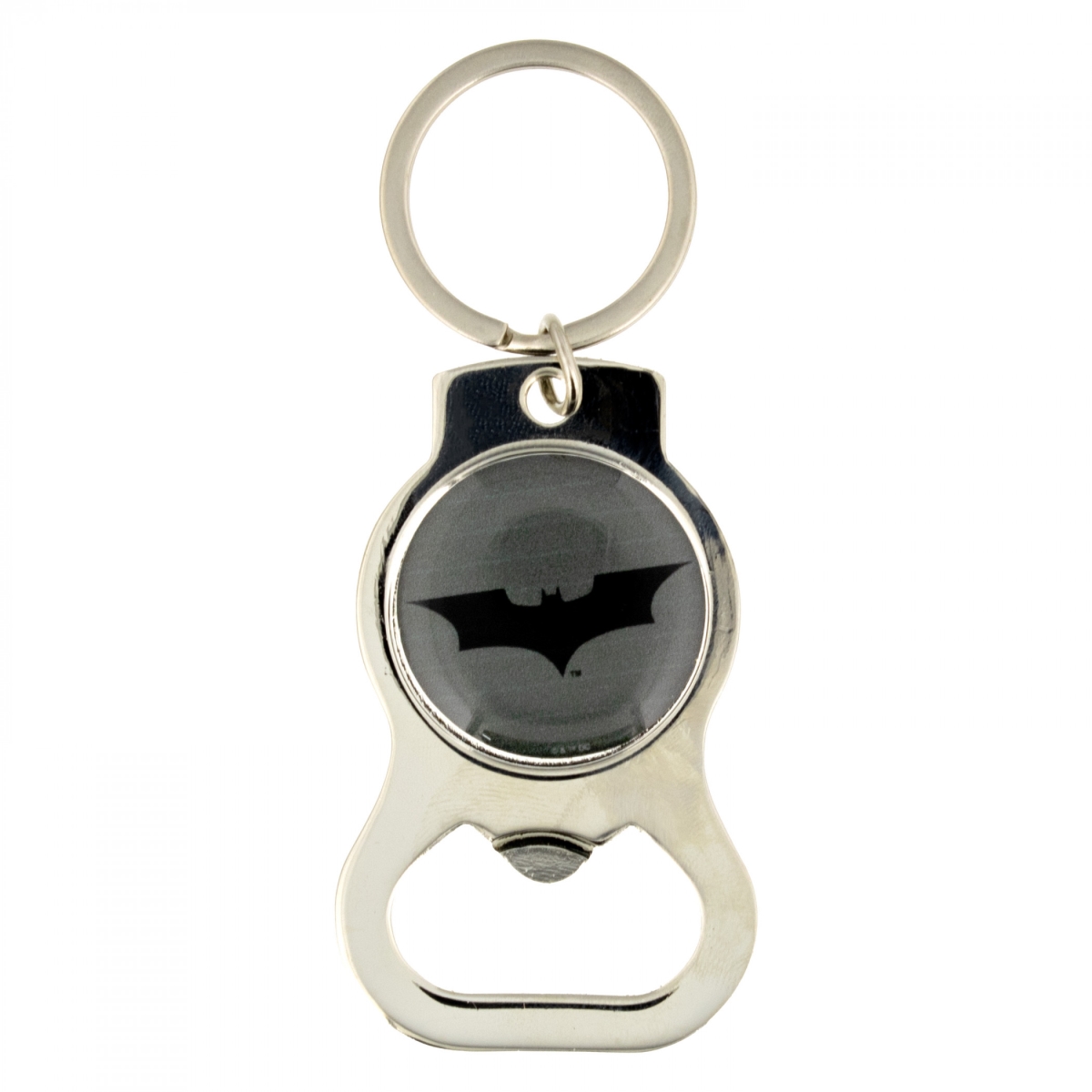 906677  Dark Knight Trilogy Logo Bottle Opener Keychain, Multi Color