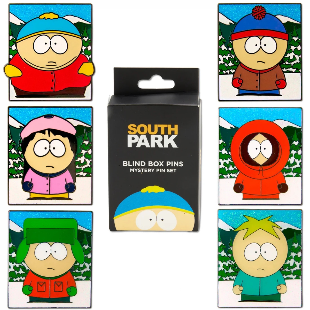 909291  Mystery Pin, Multi Color