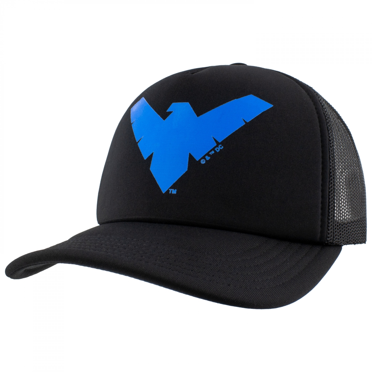 906668  Logo Trucker Hat, Black