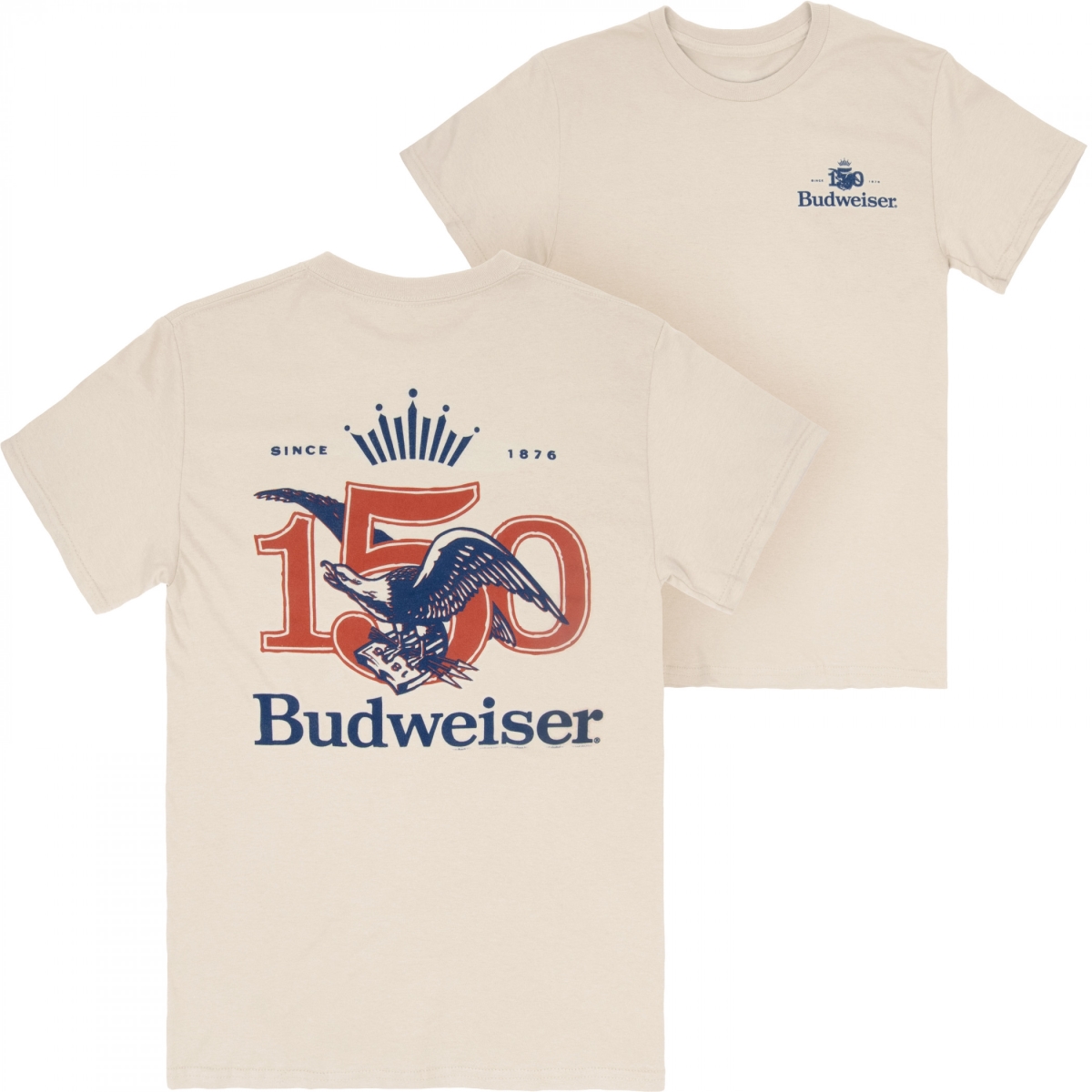 909248-medium 150 Years Tan Premium T-Shirt by Junk Food - Medium