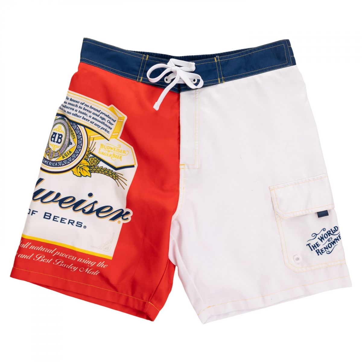 909304-small-28- The World Renowned Split Label Board Shorts, Multi Color - Small - Size 28-30