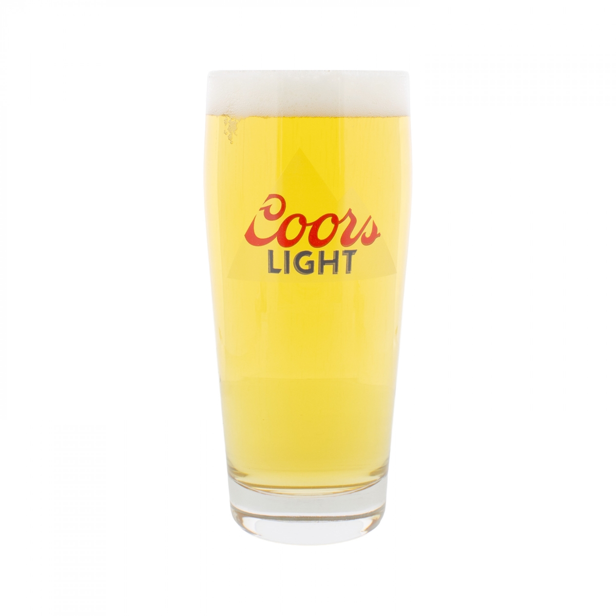 910186 16 oz Mountain Logo Curved Pint Glass