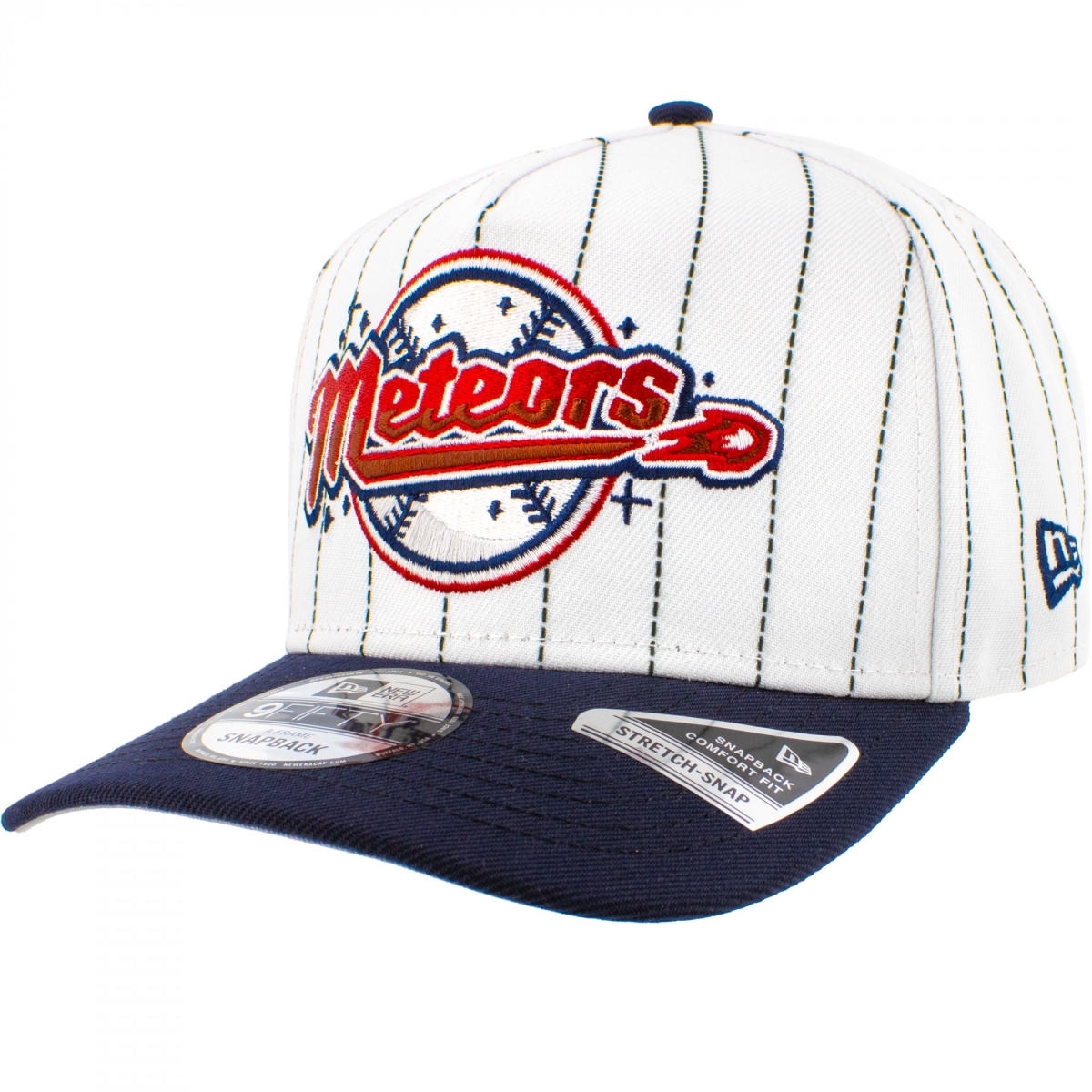 909520 Meteors Pinstripe Era 9Seventy Adjustable Snapback Hat