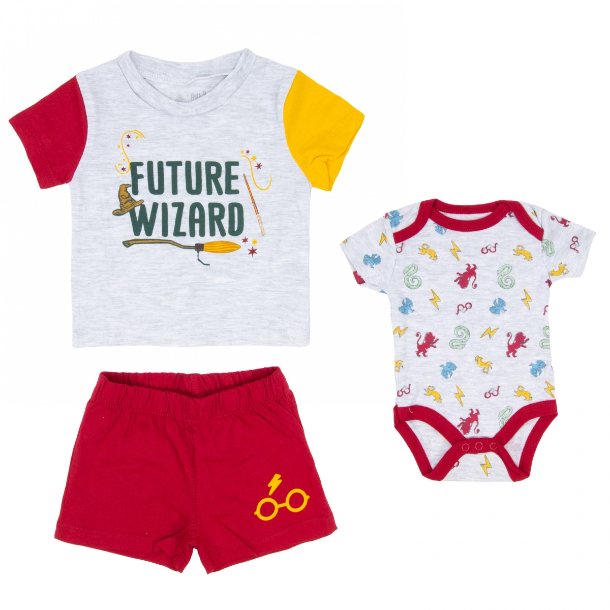 908865-12months Future Wizard Infant Pajamas - 12 Months - 3 Piece
