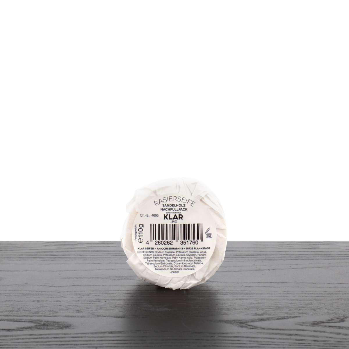 906713 110 g Shaving Soap Refill - Sandalwood
