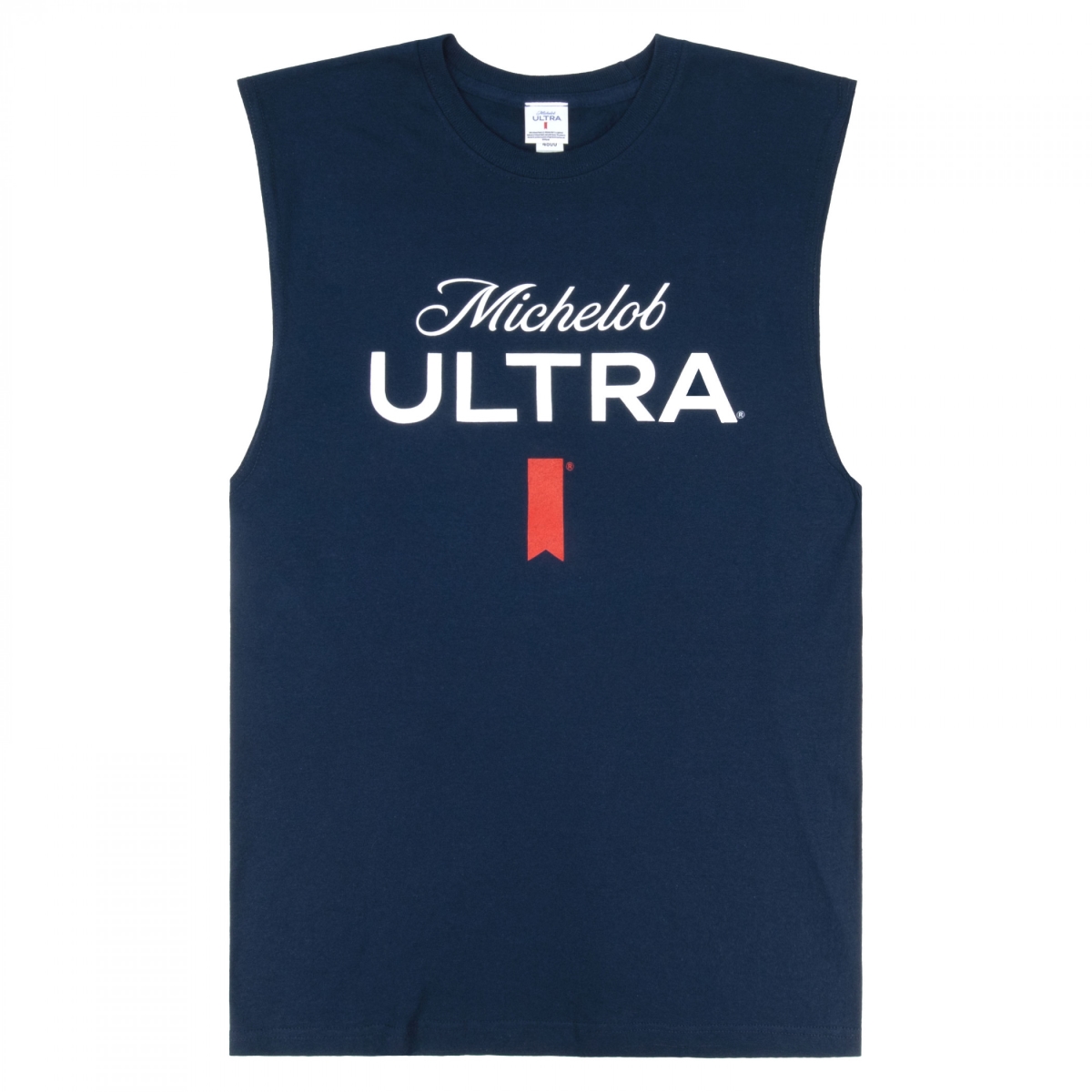 910076-medium Ultra Large Logo Navy Colorway Sleeveless Muscle Tank - Medium