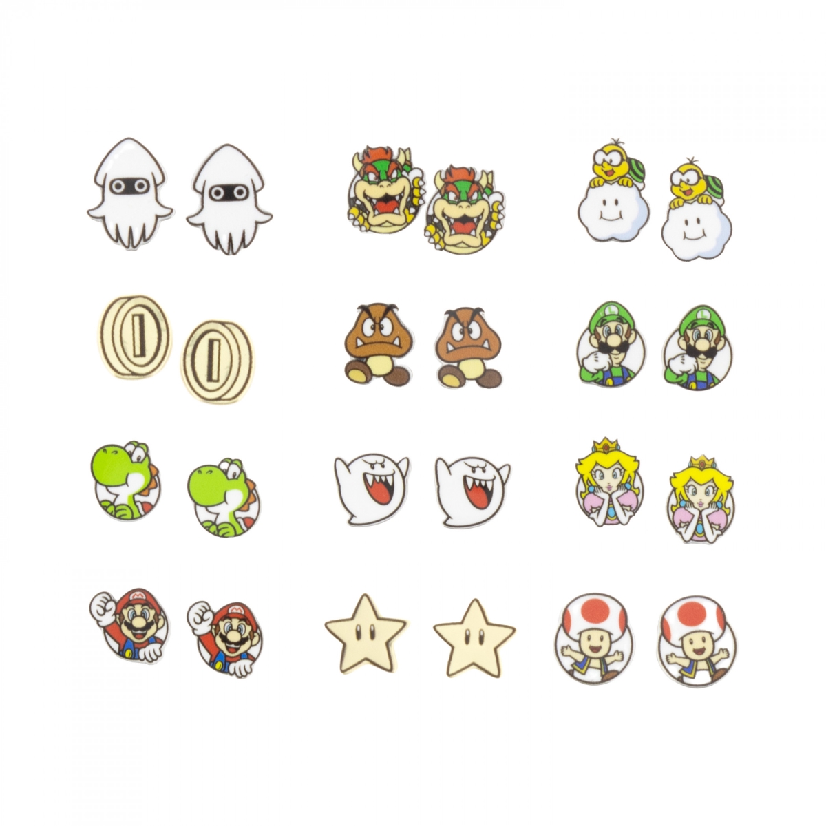 908980 Variety Stud Earring Set - Pack of 12