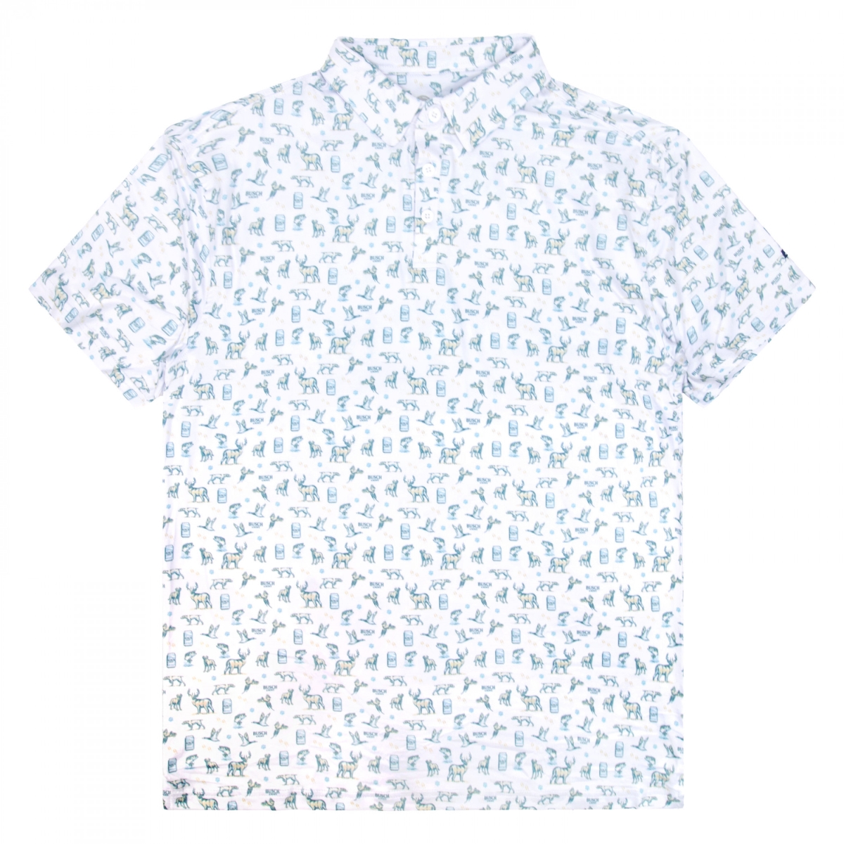 904720-xlarge Duck Hunting Pattern Polo Shirt - Extra Large