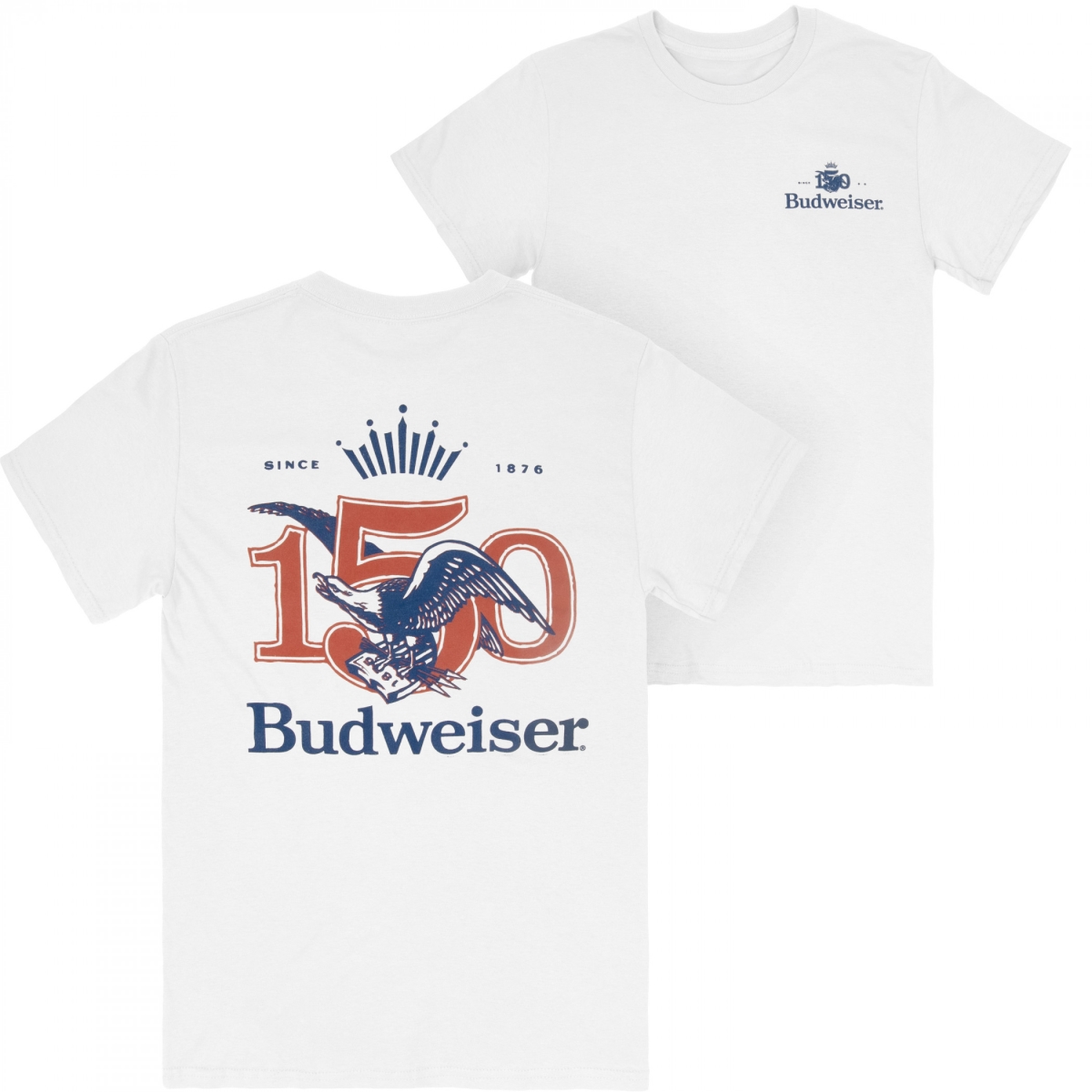 909241-medium 150 Years White Premium T-Shirt by Junk Food - Medium