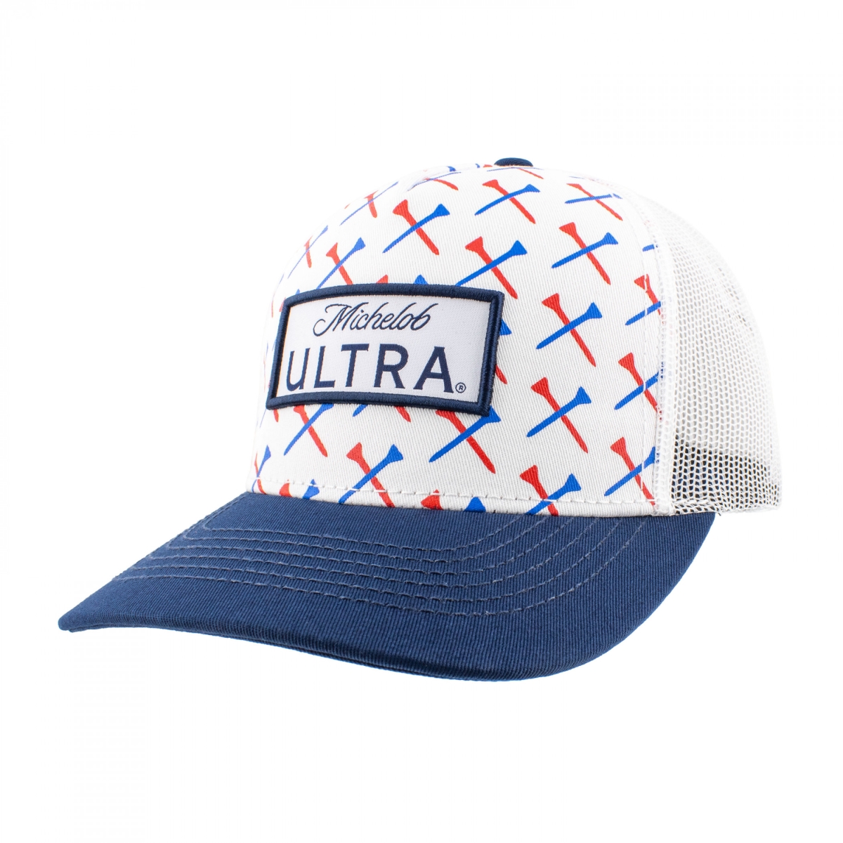 905887 Ultra Golf Tee Print Snapback Hat, Multi Color