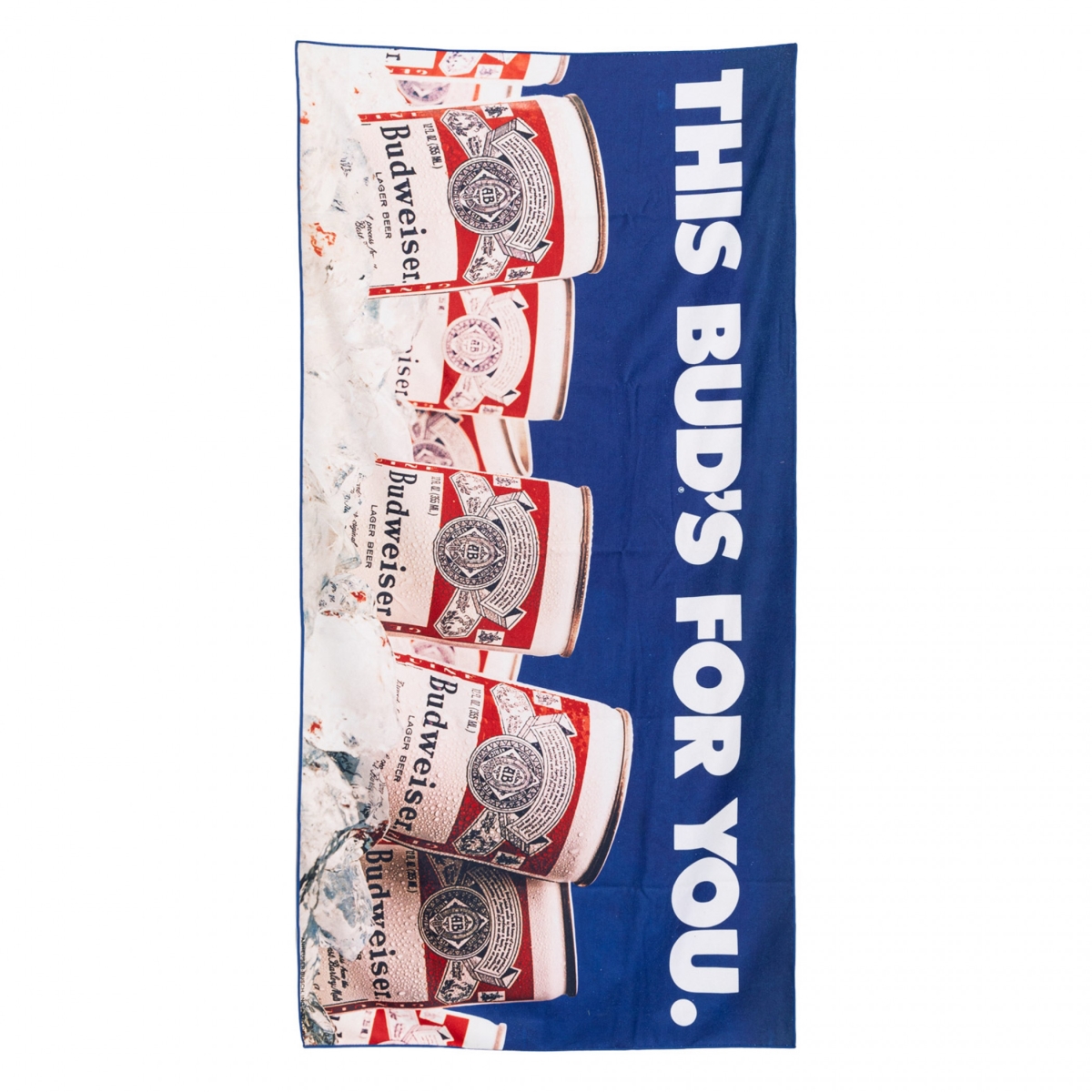 904449 This Buds For You Cans on Ice Beach Towel, Multi Color