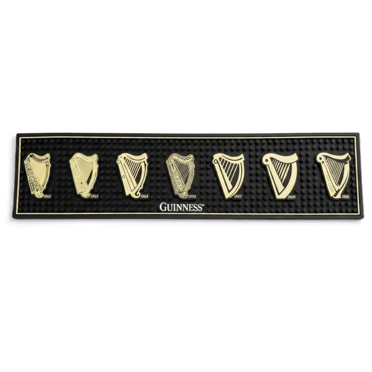 910524 19.5 x 4.72 in. Evolution of the Harp PVC Bar Mat