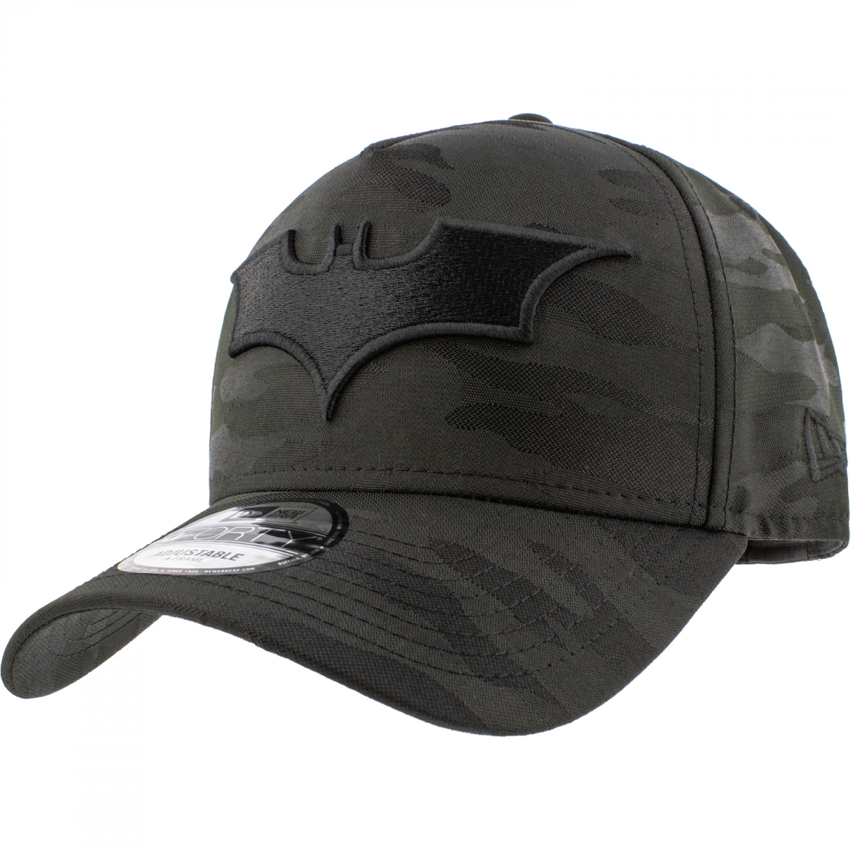 907981 Logo Black on Black Tonal Camo Era-9Forty A-Frame Adjustable Hat