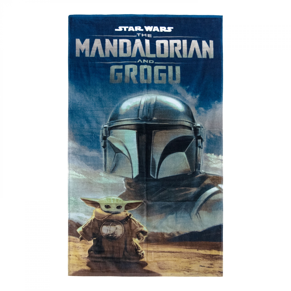 907309 The Mandalorian & Grogu Beach Towel