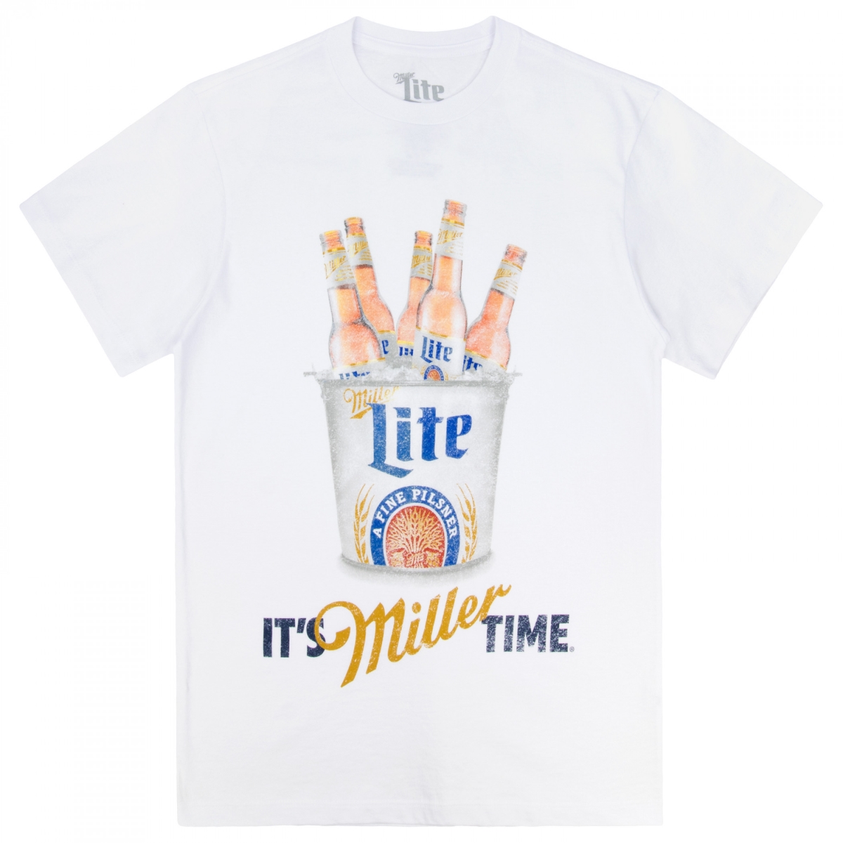 905593-medium Pilsner Beer Logo White Colorway Short Sleeve T-Shirt - Medium