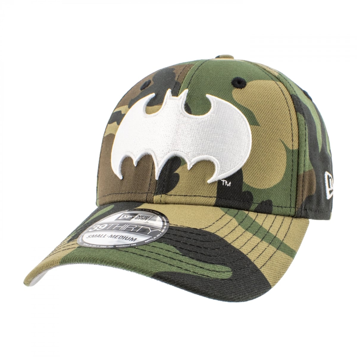 909466-small-med Classic Logo Woodland-Camo Era 39Thirty Fitted Hat - Small & Medium