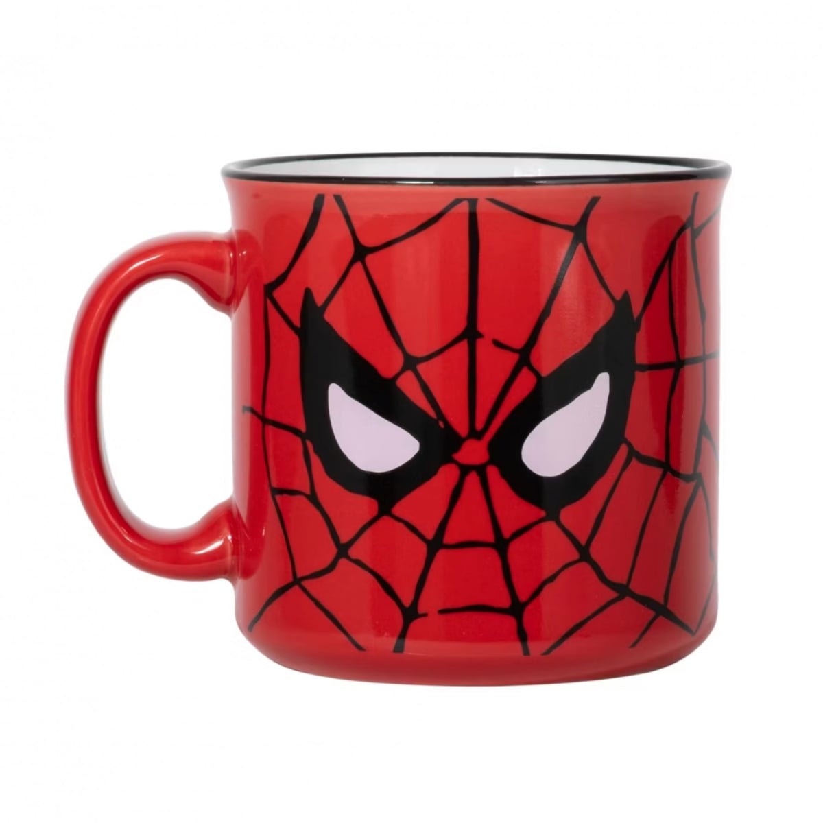 910340 17.5 oz Mask Web Ceramic Camper Mug