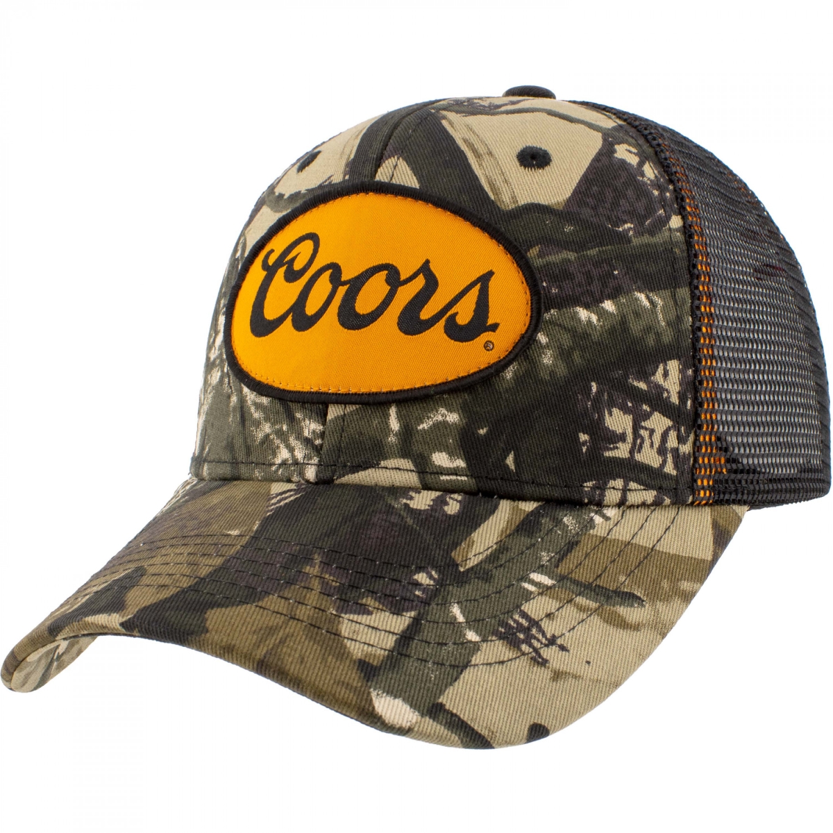 905738 Logo Camo Pattern adjustable Mesh Back Hat, Multi Color