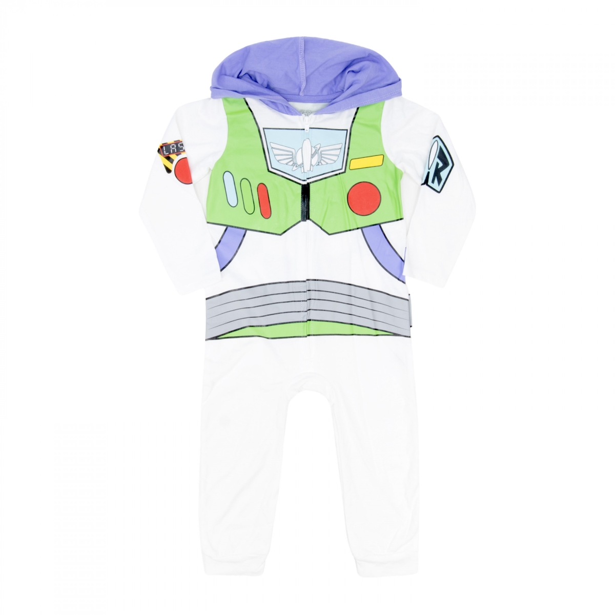 903489-toddler2t Buzz Lightyear Dressed to Play Hooded Toddler Coveralls - Toddler 2T