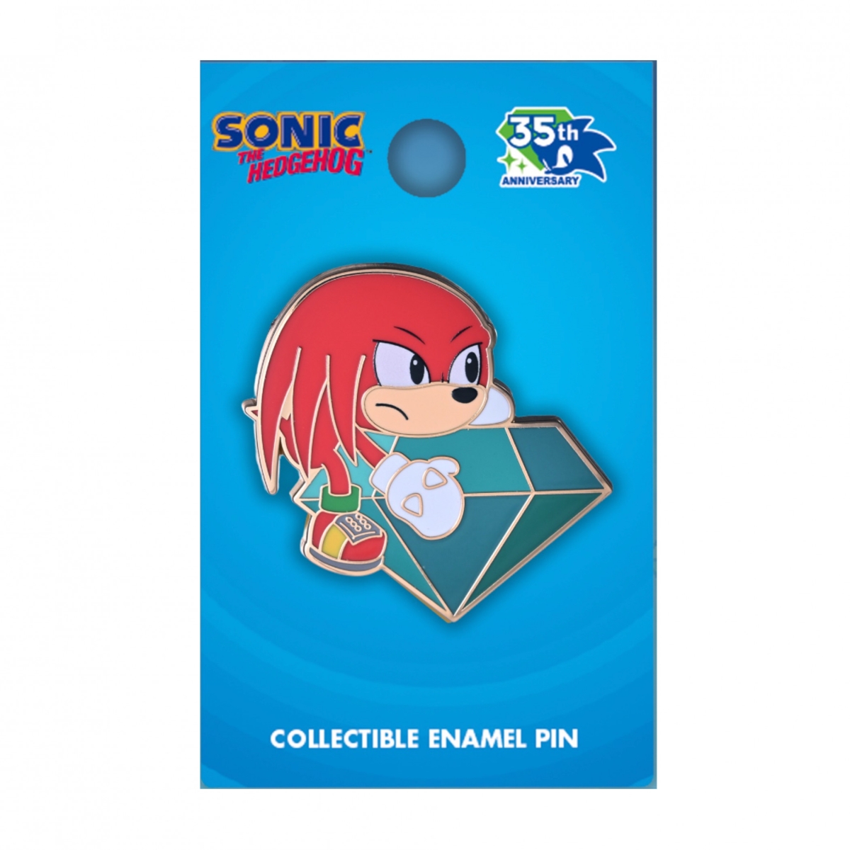 910782 Knuckles on Master Emerald Enamel Pin