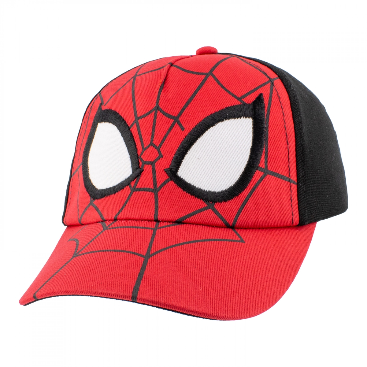 906560 Red & Black Big Mask Youth Adjustable Hat