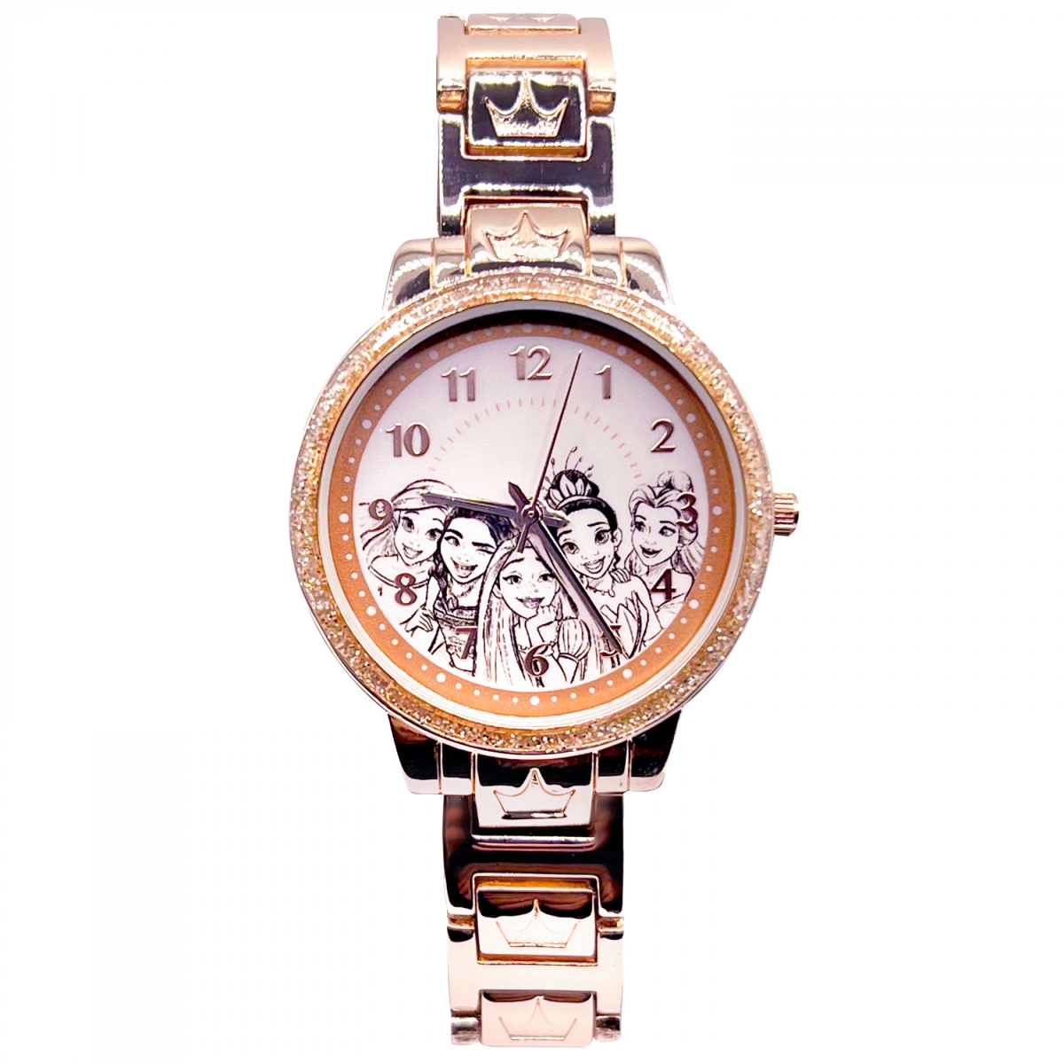 912688 Rose Gold Analog Watch with Metal Band