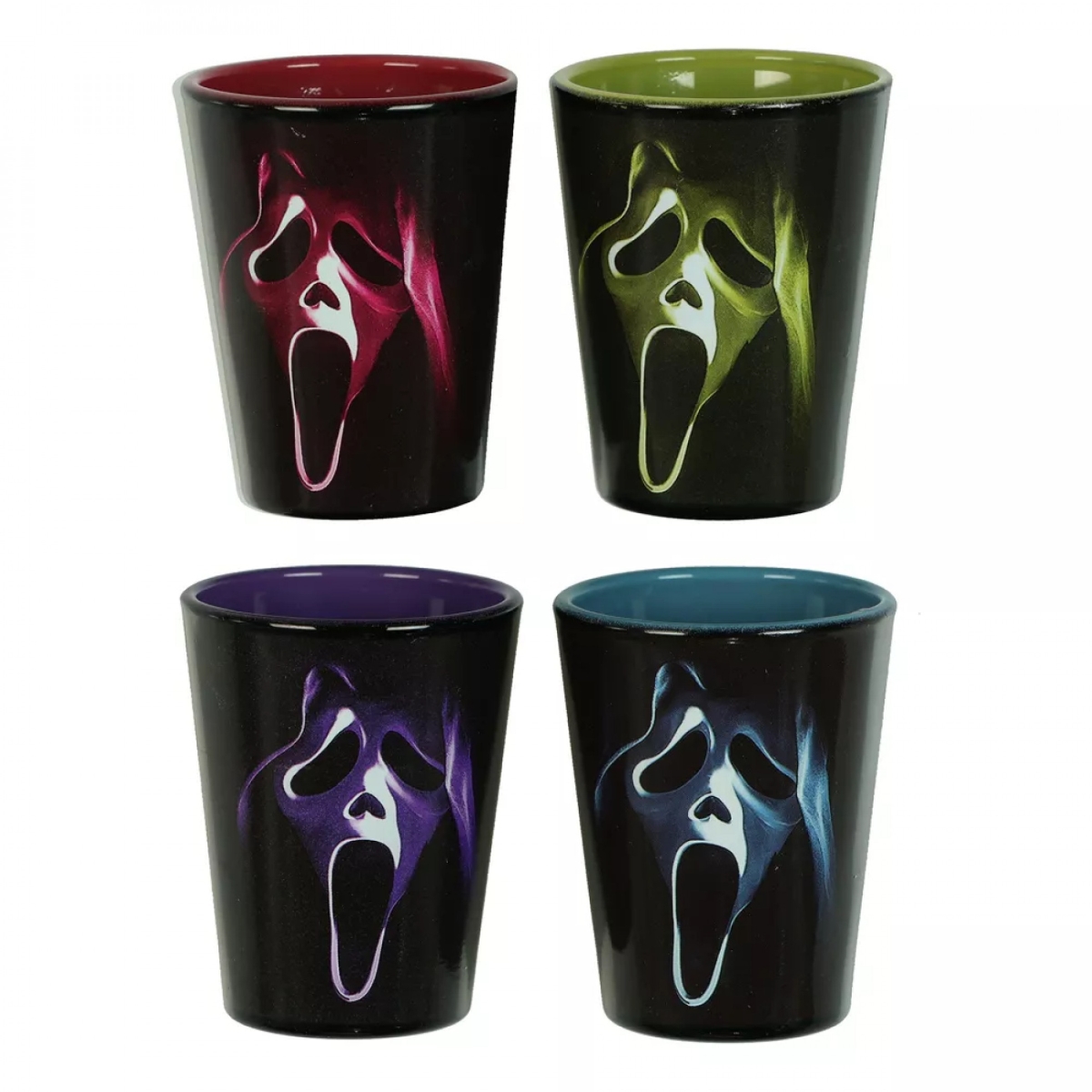 912385 Ghostface Shot Glasses - Pack of 4