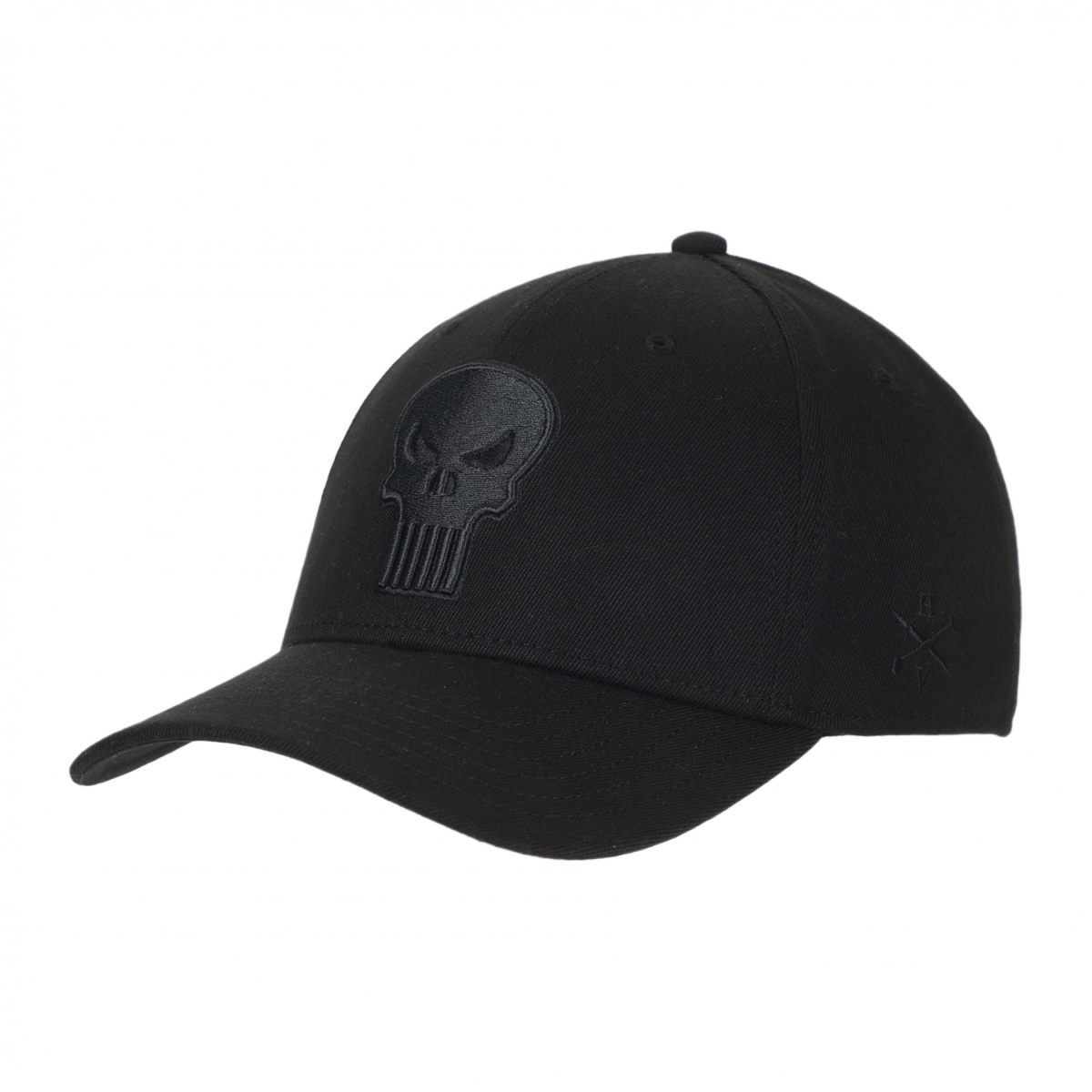 907876 Logo Black on Black Flex Fit Hat