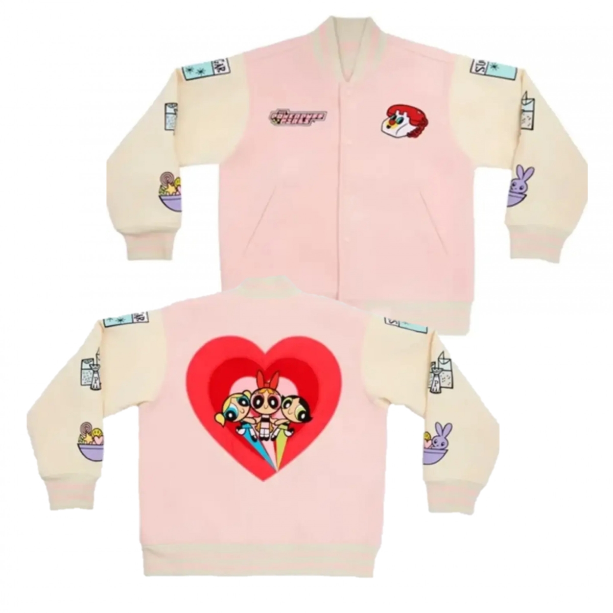 908012-large Embroidered Varsity Jacket - Large