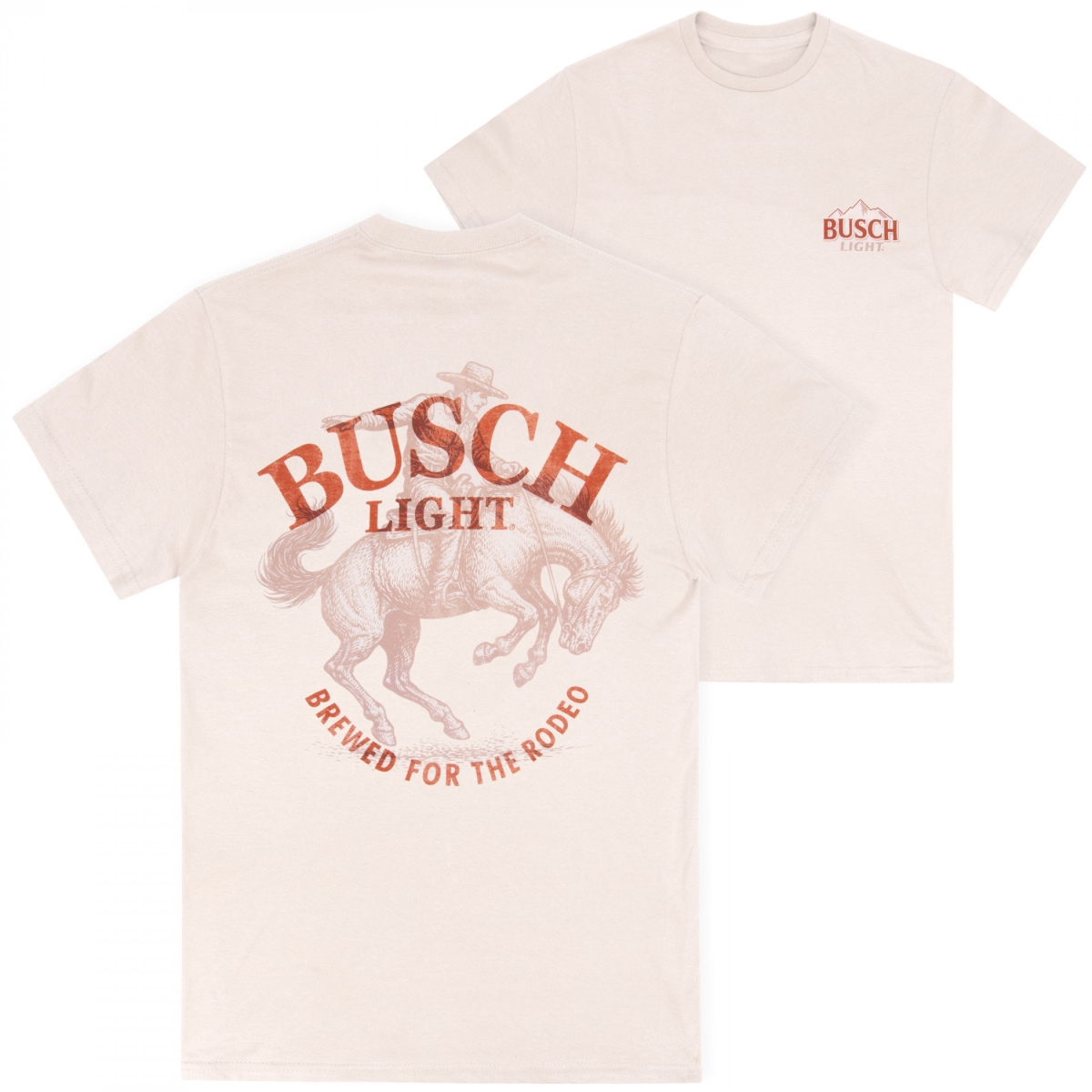 910492-xlarge Brewed for The Rodeo Front & Back T-Shirt - Extra Large