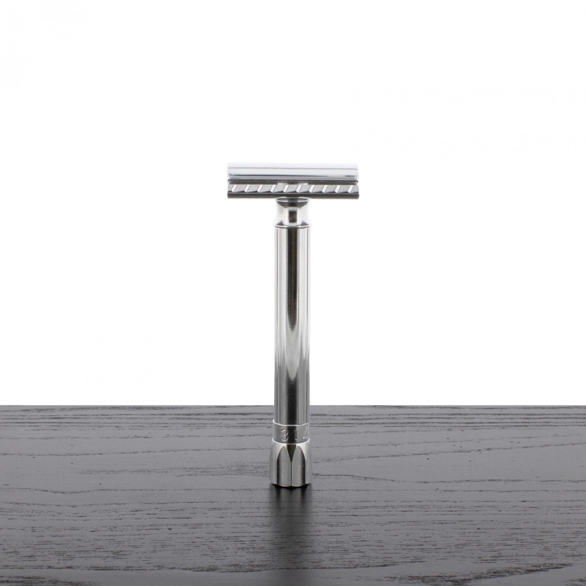 912270 Progress 510C Bright Chrome DE Safety Razor, Long Handle