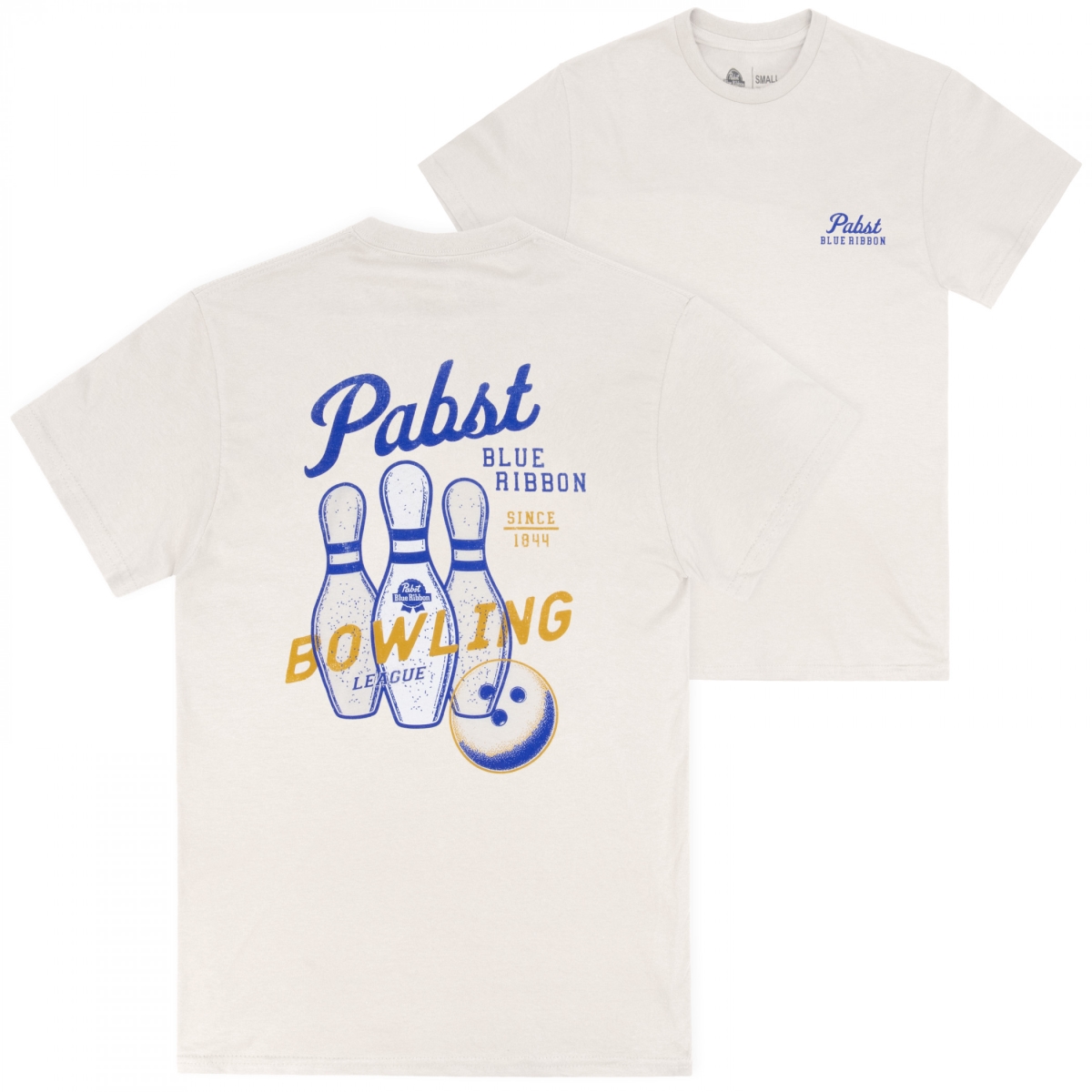 911289-medium Bowling League Front & Back Print T-Shirt - Medium