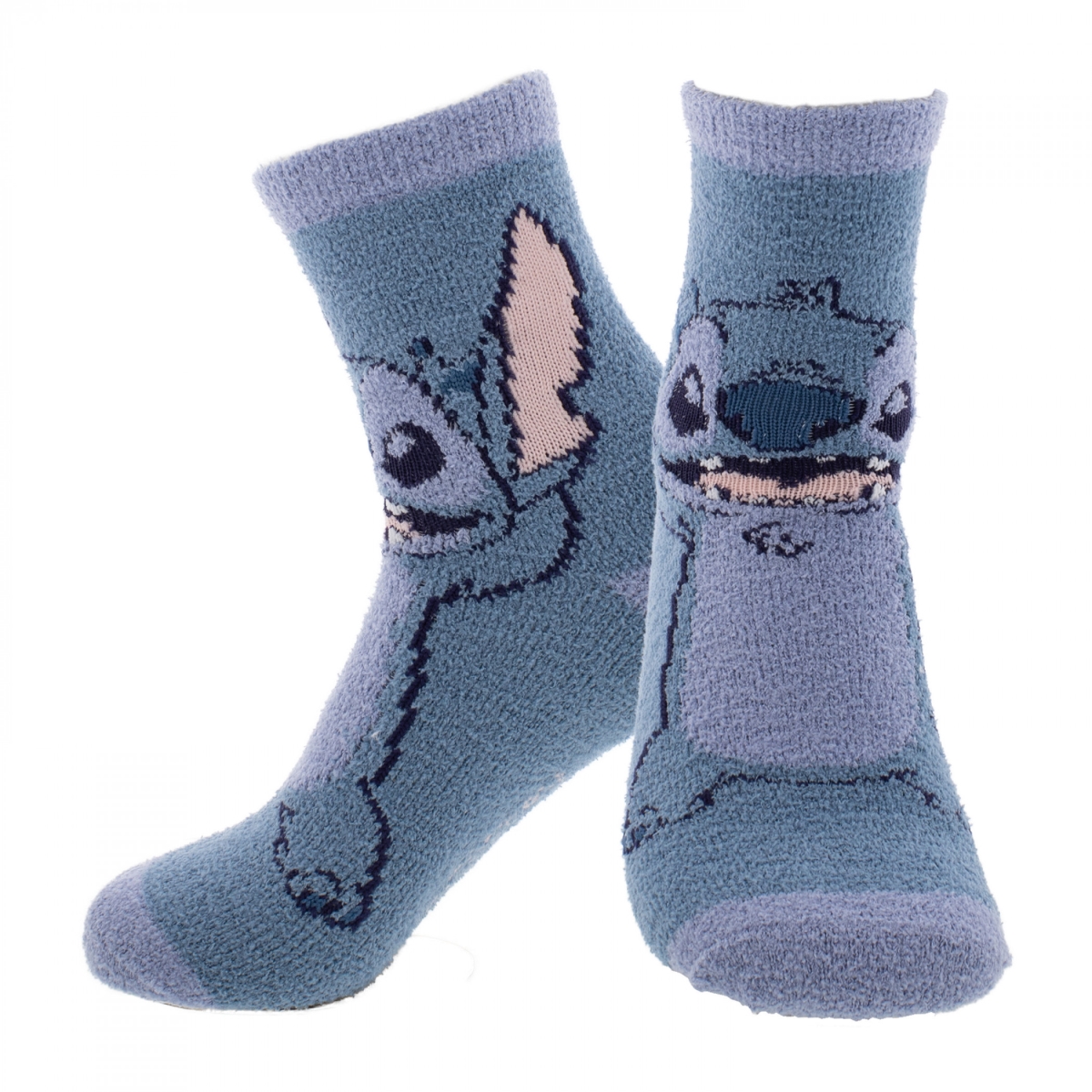 909529 Stich Peeking Fuzzy Womens Ankle Socks