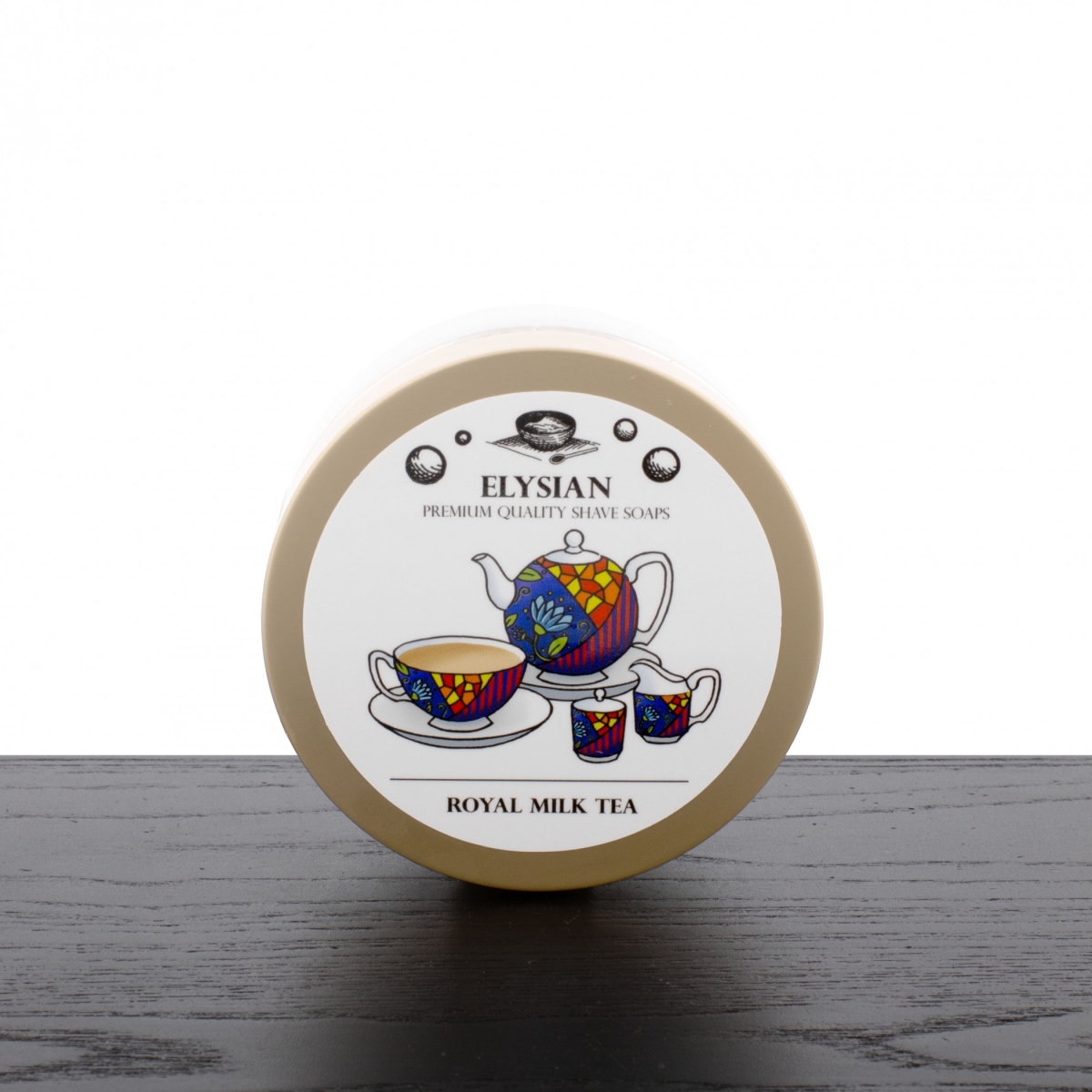 909457 Elysian Royal Milk Tea Premium Quality Mens Shaving Soap