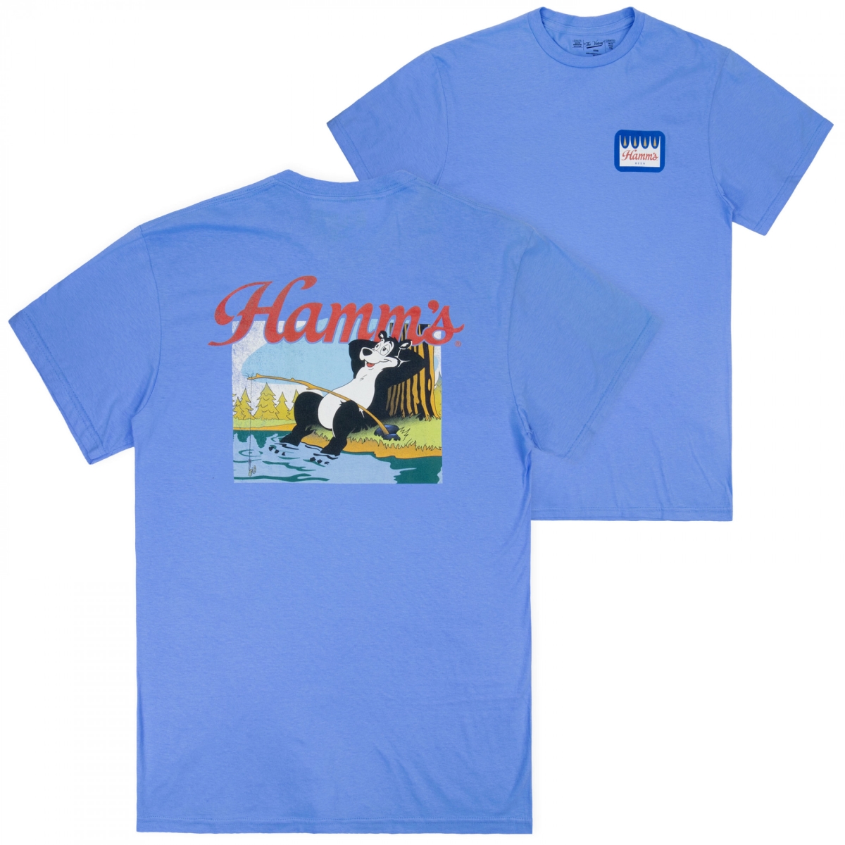 913127-medium Beer Fishing & Chilling Front & Back Print T-Shirt - Medium