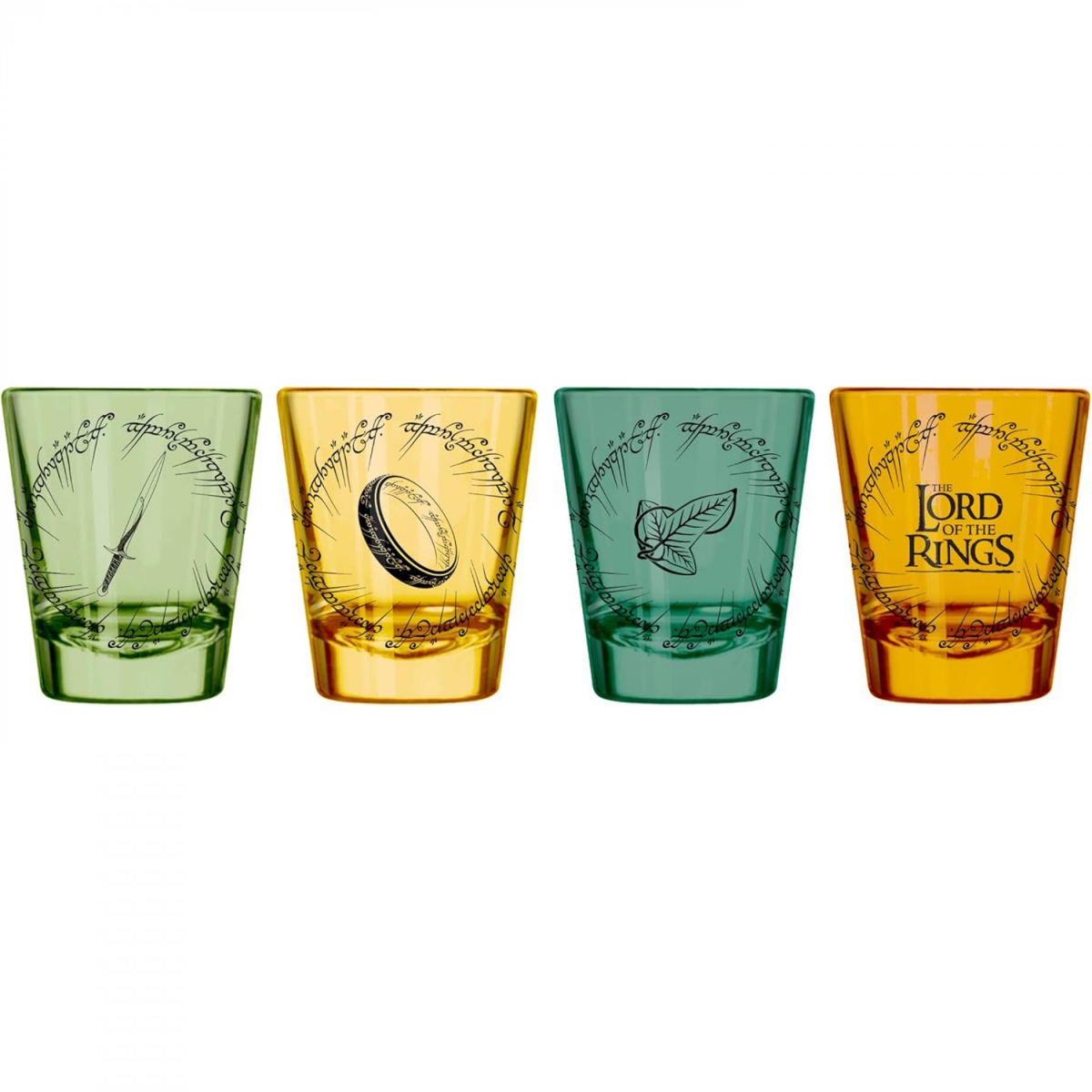 913860 Icons 4 Piece Shot Glass Set
