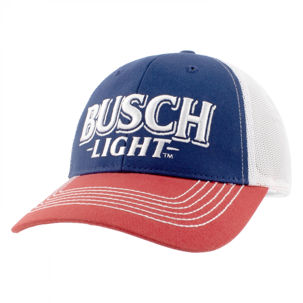 910200 Red White & Blue Mesh Snapback Hat