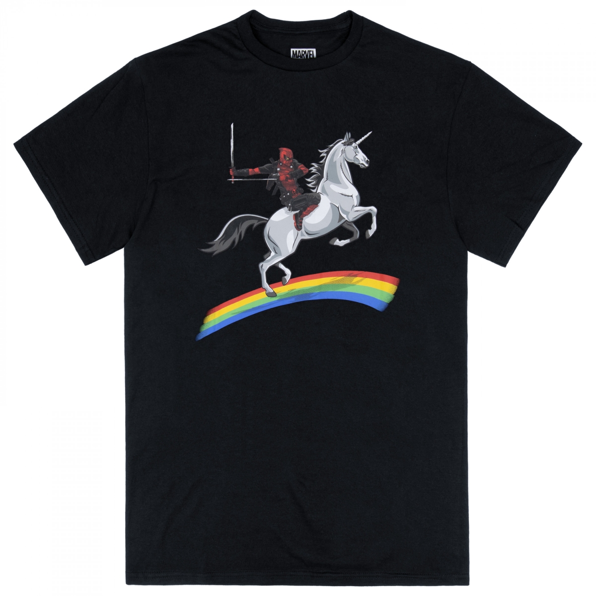 911375-xlarge Rainbow Riding Unicorn T-Shirt - Extra Large
