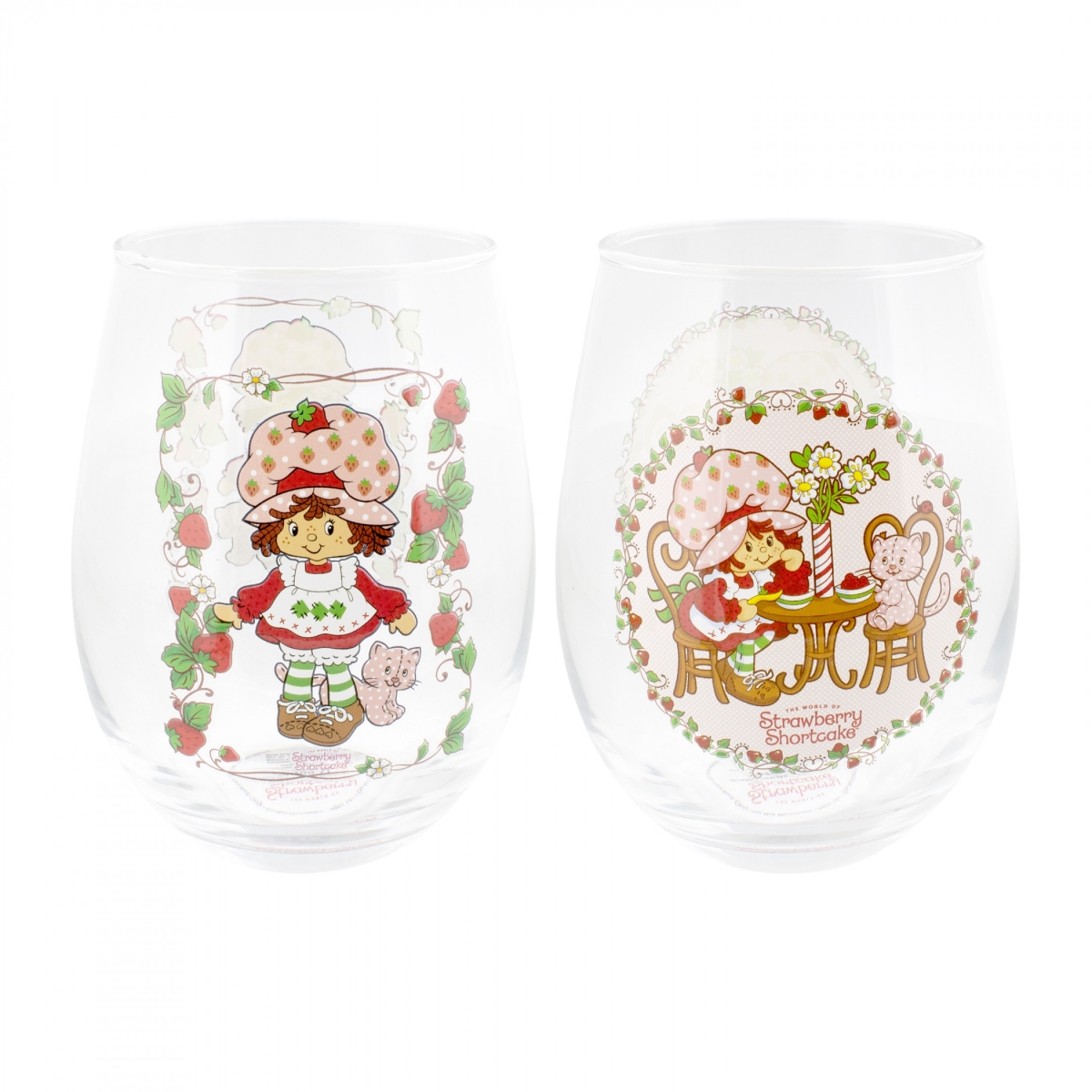 912387 Stemless Wine Glasses, Pack of 2