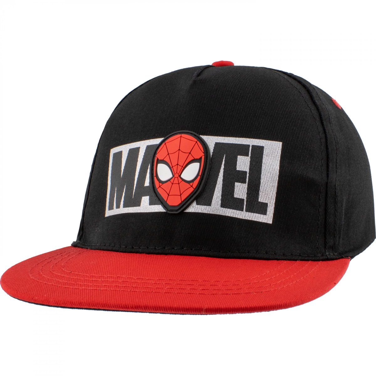 911344 Mask & Marvel Brick Logo Flat Bill Snapback Youth Hat