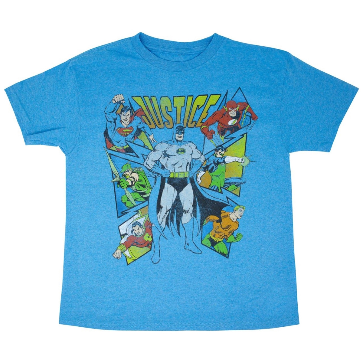 Picture of Justice League 112742l Justice League GroUp T-Shirt - Youth Large 11-12