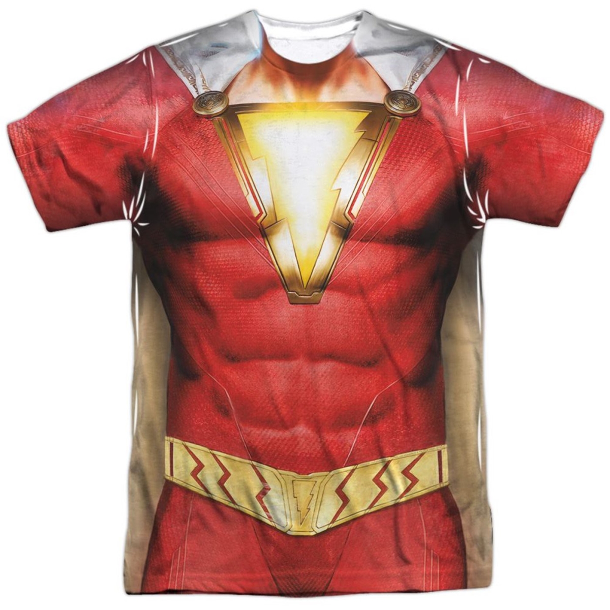 Movie Costume Uniform Sublimated Front & Back Print Mens T-Shirt - Medium